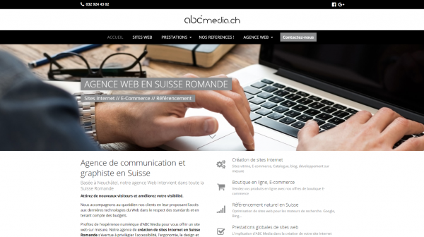 Agence web Suisse romande : AbcMedia.ch
